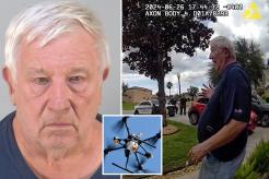 A Florida man shot a drone with a handgun