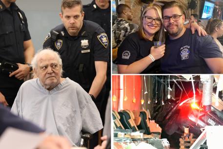 Alleged drunk driver who killed NYPD cop in nail salon crash drank 18 beers — as victim’s husband weeps in court: DA