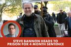 Bannon, 70, held a press conference with far-right Rep. Marjorie Taylor Greene (R-Ga.), 2024 Minnesota Republican Senate candidate Royce White, Blackwater cofounder Erik Prince and fans of his “War Room” podcast before reporting to FCI Danbury.