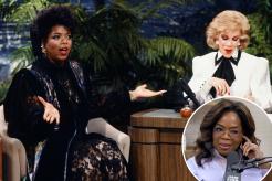 Oprah Winfrey is shedding light on her first appearance on "The Tonight Show," and how the then-host Joan Rivers commented about her weight.